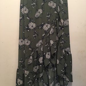 Miami Ruffles High Low Skirt size medium